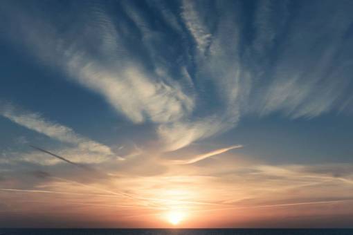 blue gradas naturaleza cielo nubes horizonte majestuoso sol luz