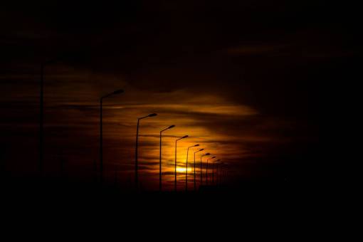row nature  sky  dusk  dawn  sunset  sunrise  sun