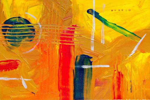 acrylic-painting orange  abstract  art  painting  bold  colorful  bright