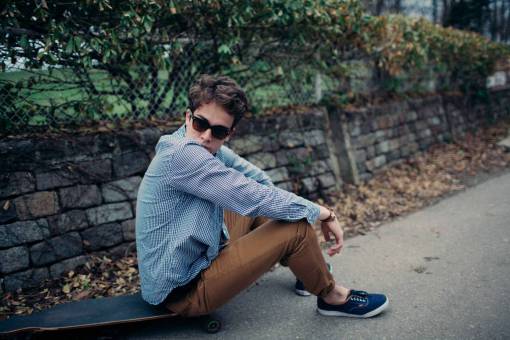 checkered people  man  shades  sunglasses  fashion  beauty  leaves