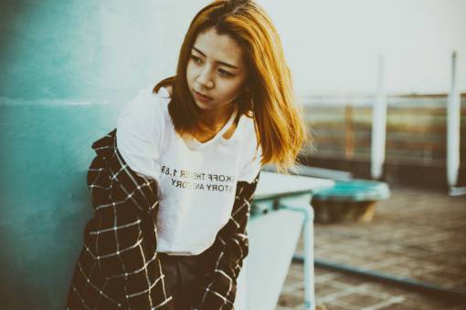 asiatico gente mujer niña ropa moda modelo al aire libre