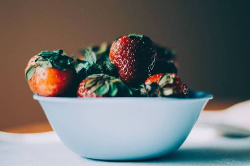 cropped strawberry  food  crops  fruits  red  juice  woods