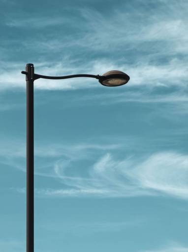 copyspace farola, cielo, luz, azul, iluminación