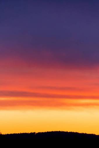 sunrise  mountains  sky  sunset  clouds  silhouette  nature