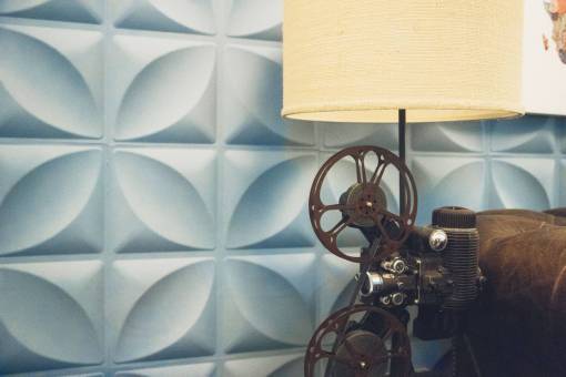 pelicula equipo de película vintage pantalla de lámpara de cinturón de cine