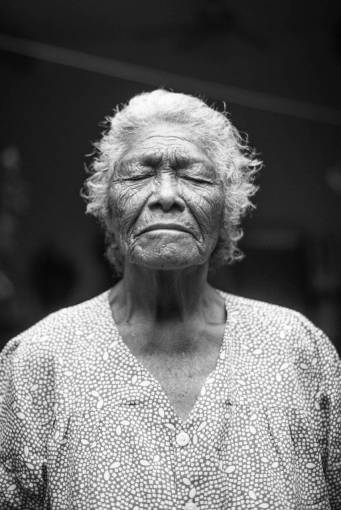 senior Old-fashioned 60 years old woman portrait