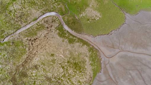 zumbido antena arena agua playa paisaje drone arriba