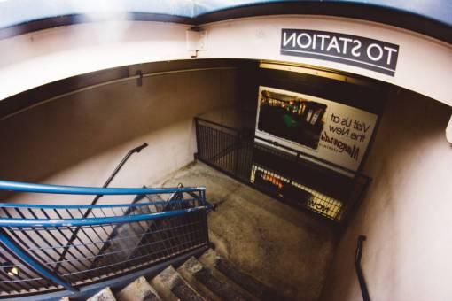 stairway-rock architecture  building  infrastructure  stairs  stairway  advertising
