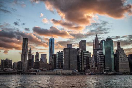 nyc Architecture  Business  Travel  NYC  Sunset  USA  clouds