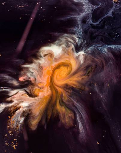 atmosfera arte pintura atmósfera centro naranja capas