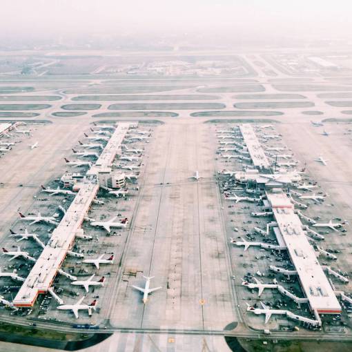 airline-travel infrastructure  airline  runway  airplanes  machines  transportation
