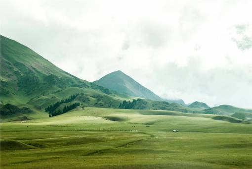 landscape  mountains  hills  valleys  fields  green  nature