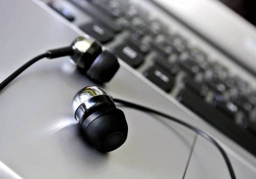 escuela equipo de audio de auriculares de auriculares de computadora portátil estudio