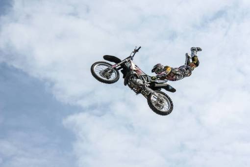 motorcycle  bike  engine  clouds  sky  fly  exhibition
