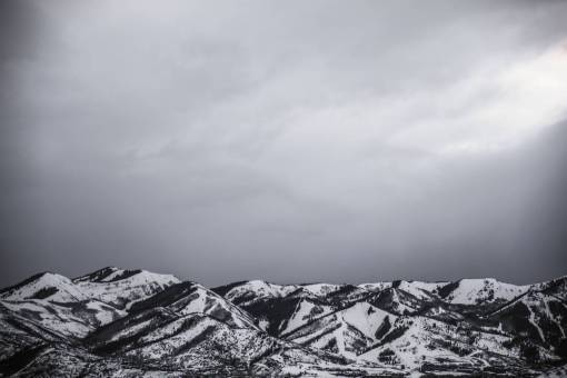 pino de montaña nieve invierno clima nubes