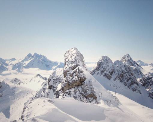 mountains  peaks  cliffs  rocks  snow  winter  cold