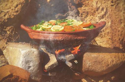 boys pot  grill  charcoal  outdoor  fire  sparks  smoke