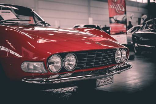vehiculo vintage viaje en vehículo auto de lujo rojo coche de época