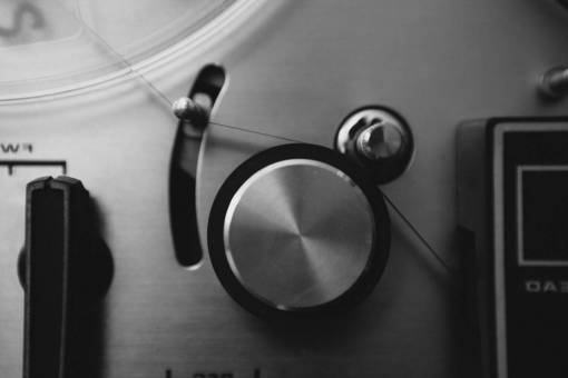 feeding reel to reel tape recorder  music  equipment  audio  feed

