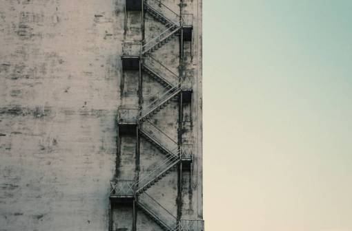 stairs  steps  concrete  wall  sky
