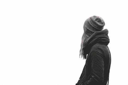 contemplation woman  girl  lady  people  back  contemplate  style