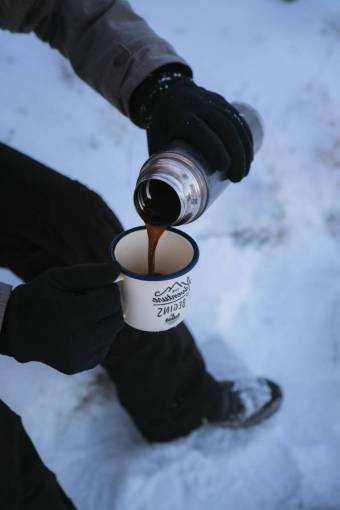 aventura taza de café taza comida fría bebida