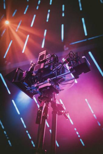 video Cámara de producción de video tecnología de grabación luces