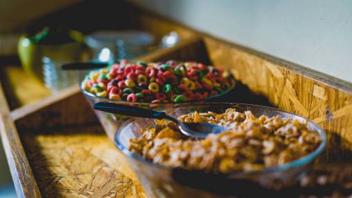 cereal-plant cereal  bowl  food  bowls  spoon  breakfast  crunchy
