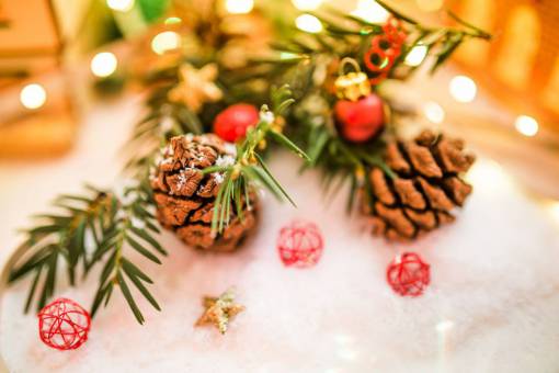 decoracion navidena adorno de navidad bola de navidad vacaciones decoración navideña celebración bokeh
