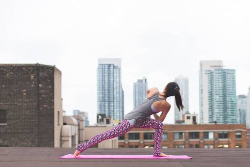 daylight city  stretched  woman  yoga  outdoors  oriental  asian