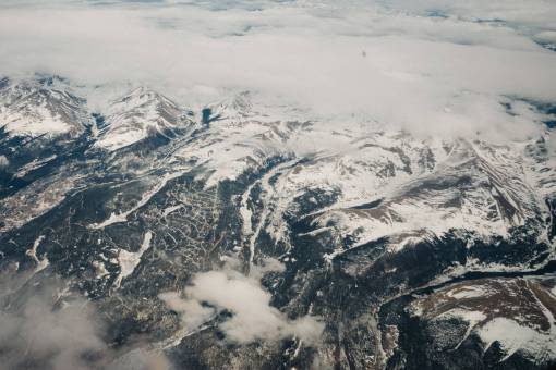 rockies Colorado  rockies  mountains  peaks  snow  clouds  summit
