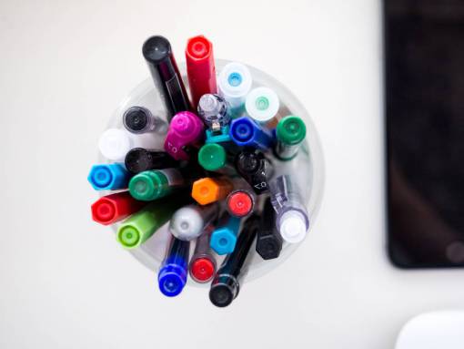 escuela colorido rotulador dibujo artístico oficina de la escuela