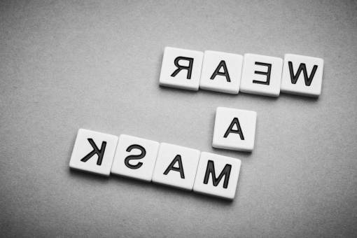social coronavirus seguridad mensaje de texto palabras letras bloques