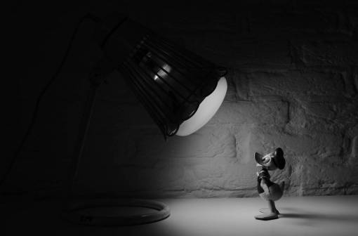 figurine donald duck  figurine  disney  desk lamp  light
