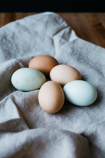 huevo huevos paño mesa de madera comida marrón blanco