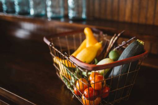 fruits  vegetables  basket  healthy  food
