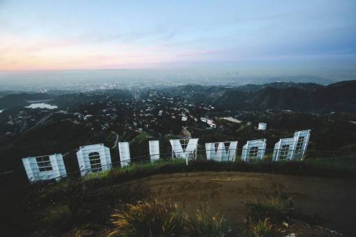 overlook hollywood  aerial  aerial  urban  city  travel  adventure