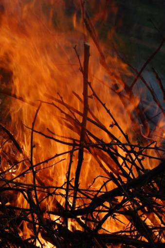 cepillo fuego caliente elementos exteriores llamas quemar cepillo