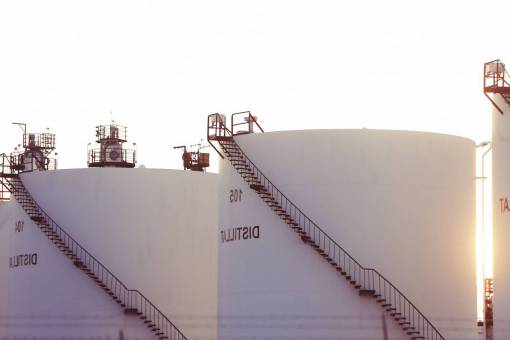 tank industrial  oil  tank  stairs  railing  steps  factory