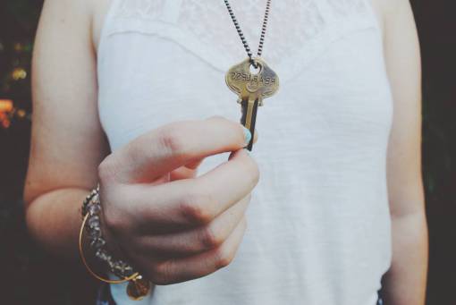 fear key  necklace  fearless  hands  fashion  girl  woman