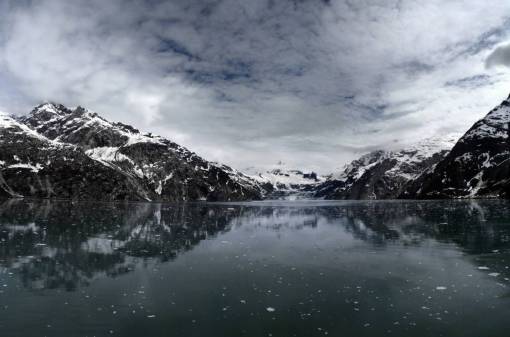 lake  water  reflection  mountains  snow  winter  sky
