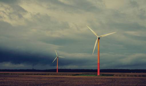 windmill nature  landscape  plains  windmills  sky  clouds
