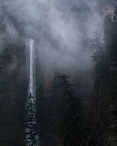 altitude nature  water  waterfalls  altitude  forests  trees  mountains