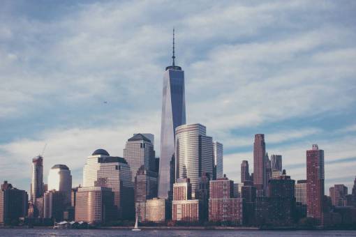 Edificios de arquitectura del centro urbano de la ciudad de Nueva York NYC