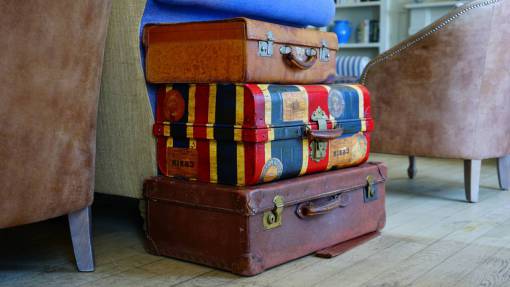 pile still  items  things  suitcases  luggage  stack  pile
