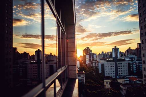 sunset  new york  skyscraper  office  business  work  city