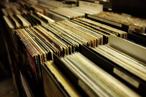 coleccion vinilo música sonido vieja tecnología grabar vinilo reproductor