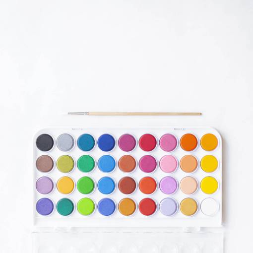 painter watercolor  paint  palette  box  colorful  art  artist