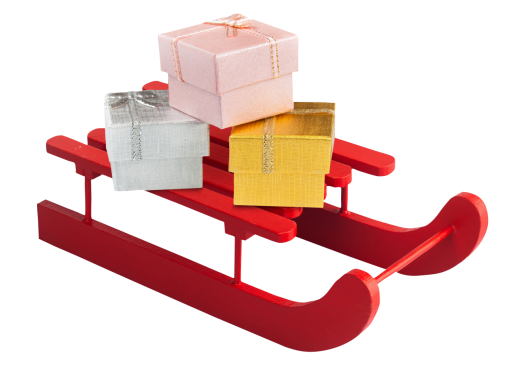 sled  gift sled png decoration overlay christmas celebration