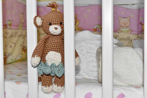 teddy-bear bedroom teddy diaper bed toy bear indoors towel  1200